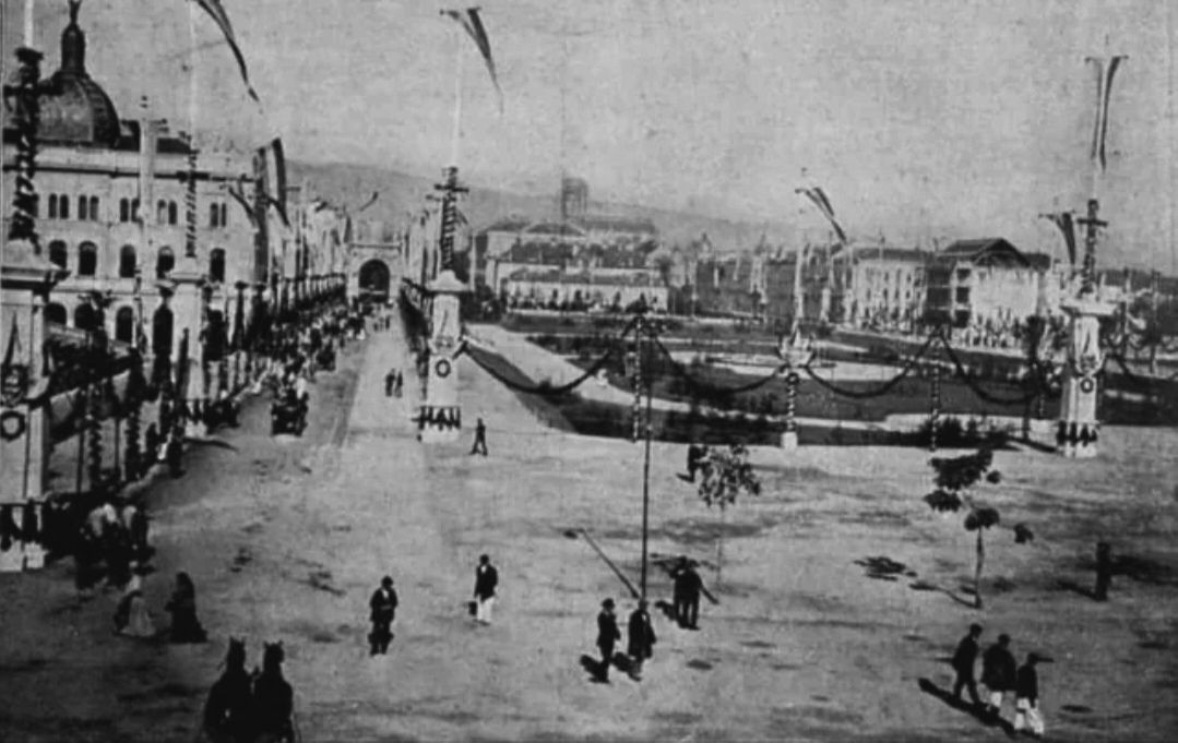 Trg Kralja Tomislava, panorama 1895. godine